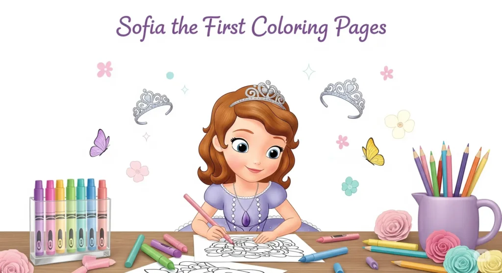 Free 25 Sofia the First Coloring Pages – Printable Disney Fun for Kids