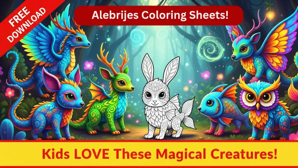 Parents Are Loving These Free Alebrijes Coloring Pages – Download Now