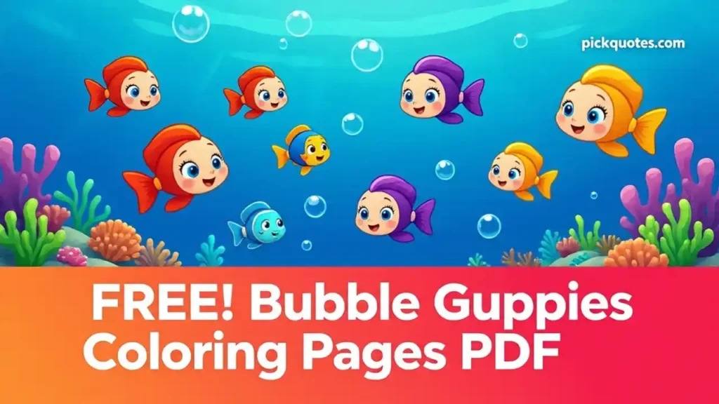 Free Bubble Guppies Coloring Pages You Won’t Find Anywhere Else – Download PDF Instantly!