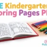 Free Kindergarten Coloring Pages – Printable PDF for Kids