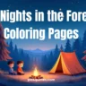 99 Nights in the Forest: Free Printable Coloring Pages for Kids