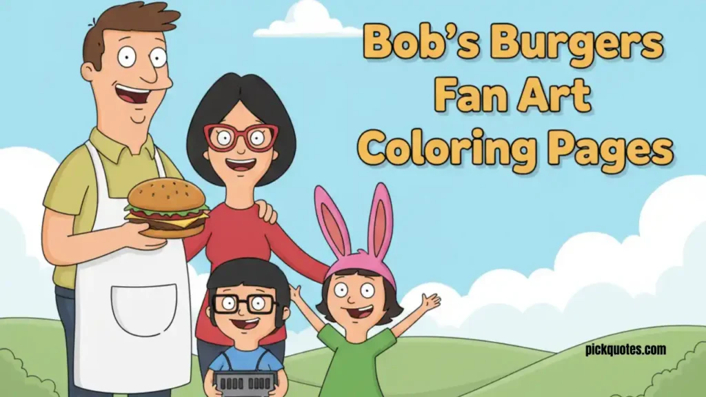 Bob’s Burgers Fan Art Coloring Pages