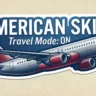 American Airlines Travel Stickers – Fly in Style | AryaSticker