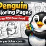 Penguin coloring Pages – Free PDF Download